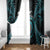 New Zealand Archery Window Curtain Aotearoa Silver Fern Maori - Polynesian Pride
