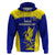 Fiji School Hoodie Ratu Kadavulevu Heron With Fijian Tapa LT14 Pullover Hoodie Gold - Polynesian Pride