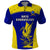 Custom Fiji School Polo Shirt Ratu Kadavulevu Heron With Fijian Tapa LT14 Gold - Polynesian Pride