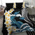 Black Polynesia Bedding Set Polynesian Frangipani With Sea Turtles