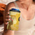 Polynesia Childhood Cancer Awareness 4 in 1 Can Cooler Tumbler Be Bold Go Gold Polynesian Art