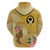 Polynesia Childhood Cancer Awareness Hoodie Be Bold Go Gold Polynesian Art