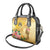 Polynesia Childhood Cancer Awareness Shoulder Handbag Be Bold Go Gold Polynesian Art