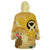 Polynesia Childhood Cancer Awareness Wearable Blanket Hoodie Be Bold Go Gold Polynesian Art