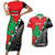 New Zealand And Lebanon Couples Matching Short Sleeve Bodycon Dress and Hawaiian Shirt Silver Fern Maori With Cedar Tree Together LT14 Red - Polynesian Pride