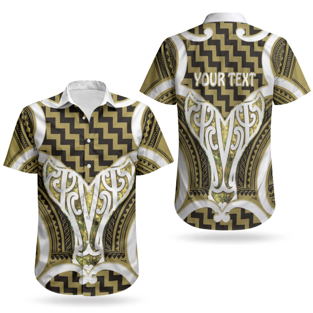 Aotearoa Atua Tangaroa Personalised Couples Matching Summer Maxi Dress and Hawaiian Shirt God Of The Sea Maori Whale Tail Yellow