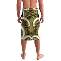 Aotearoa Atua Tangaroa Personalised Lavalava God Of The Sea Maori Whale Tail Yellow