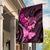 Think Pink Breast Cancer Awareness Garden Flag Butterfly Aboriginal Mix Polynesian Pattern