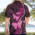 Think Pink Breast Cancer Awareness Hawaiian Shirt Butterfly Aboriginal Mix Polynesian Pattern