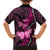 Think Pink Breast Cancer Awareness Hawaiian Shirt Butterfly Aboriginal Mix Polynesian Pattern