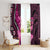 Think Pink Breast Cancer Awareness Window Curtain Butterfly Aboriginal Mix Polynesian Pattern