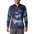 You Matter Suicide Prevention Awareness Button Sweatshirt Butterfly Aboriginal Mix Polynesian Pattern
