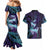 You Matter Suicide Prevention Awareness Couples Matching Mermaid Dress and Hawaiian Shirt Butterfly Aboriginal Mix Polynesian Pattern
