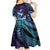 You Matter Suicide Prevention Awareness Kid Short Sleeve Dress Butterfly Aboriginal Mix Polynesian Pattern