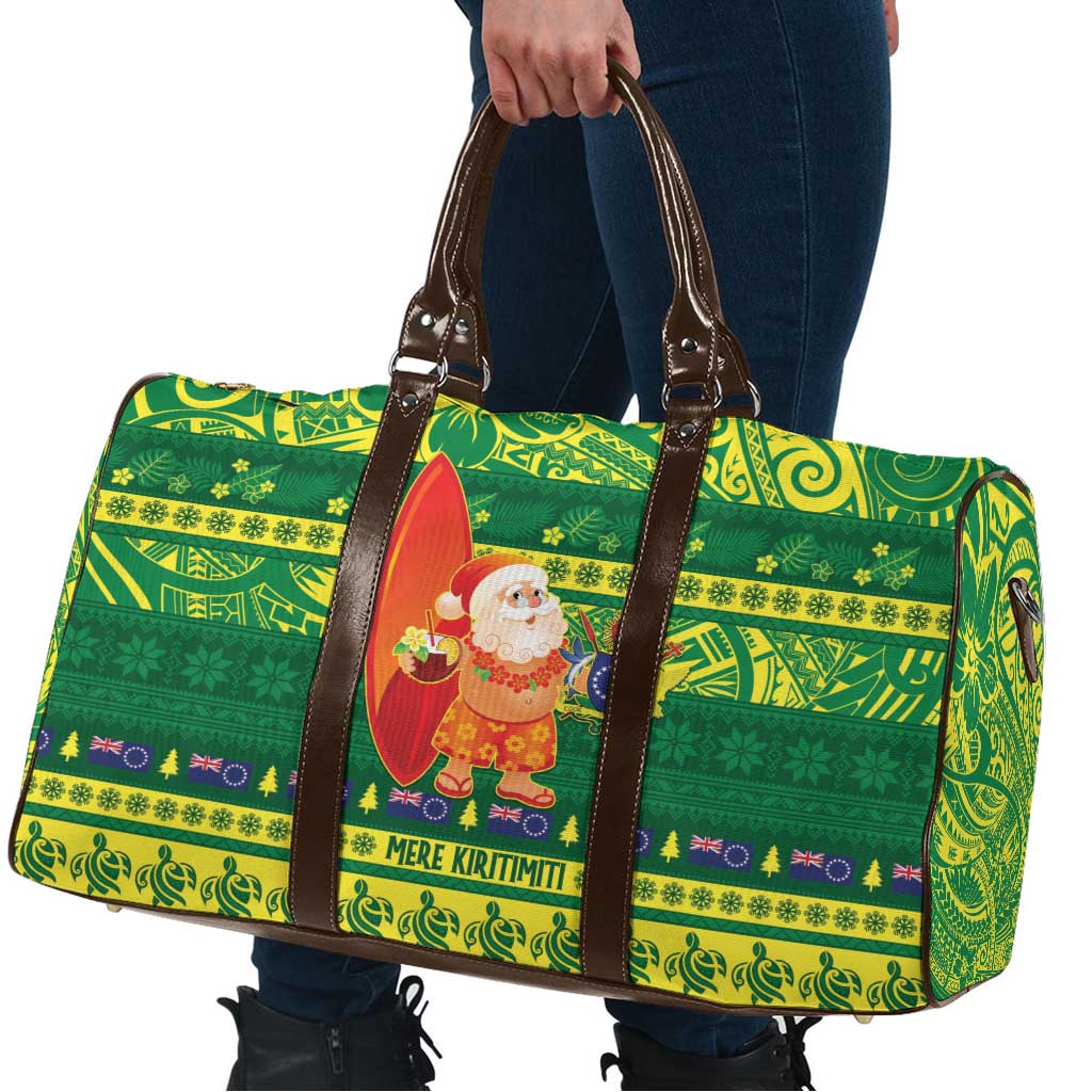 Cook Islands Christmas Travel Bag Surfing Santa Mere Kiritimiti - Polynesian Pride