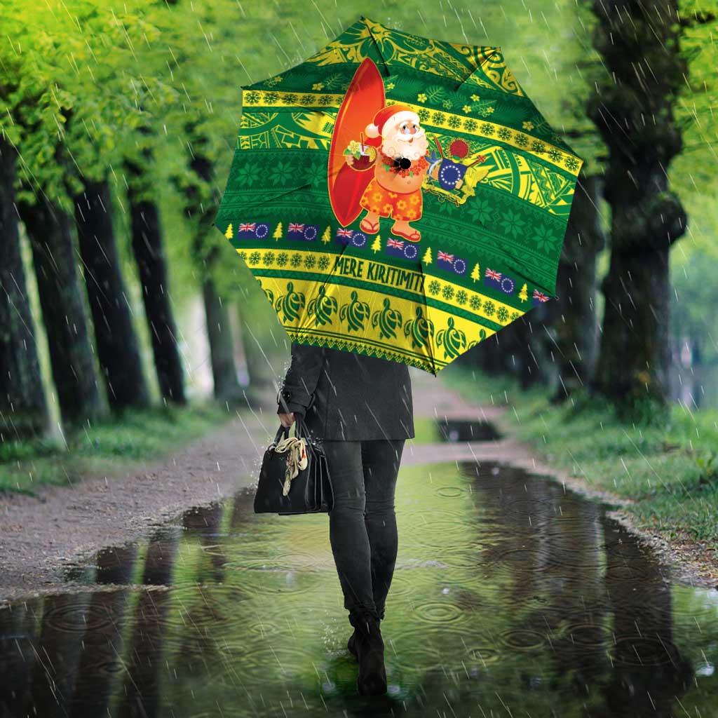 Cook Islands Christmas Umbrella Surfing Santa Mere Kiritimiti - Polynesian Pride