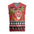 French Polynesia Christmas Knitted V-Neck Vest Tiare Chilling Santa Oaoa I teie Noera - Polynesian Pride