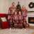 French Polynesia Christmas Pajama Set Tiare Chilling Santa Oaoa I teie Noera - Polynesian Pride