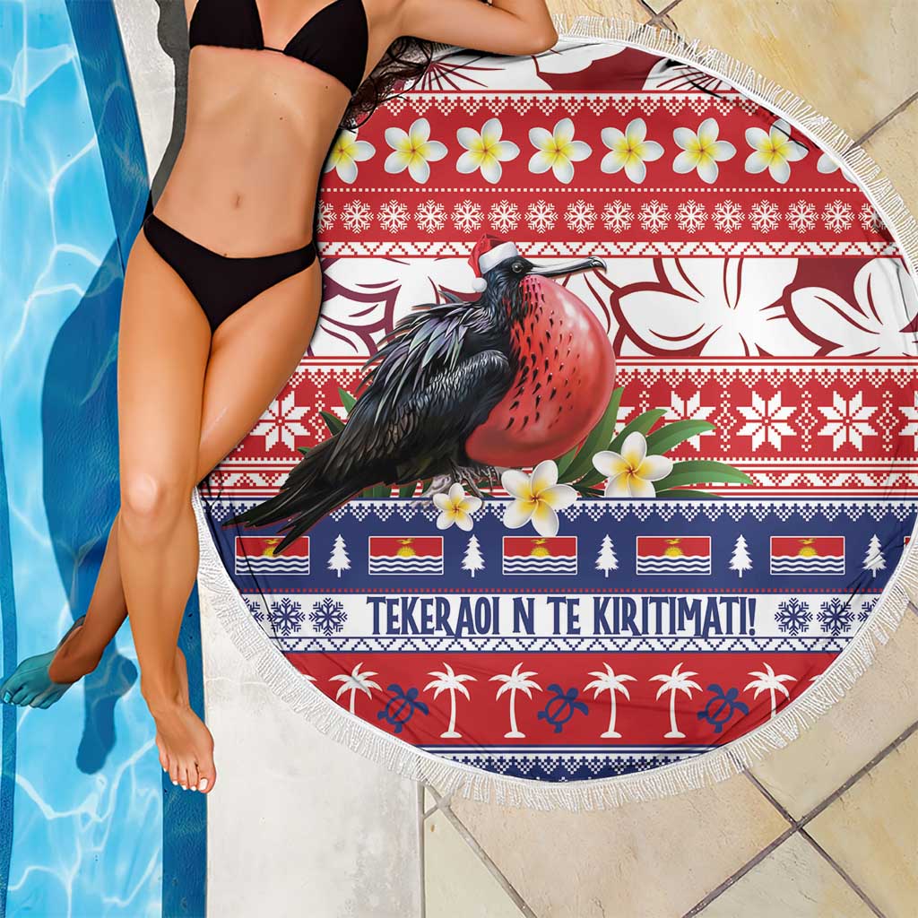 Kiribati Christmas Beach Blanket Frigatebird Santa Tekeraoi n te Kiritimati - Polynesian Pride