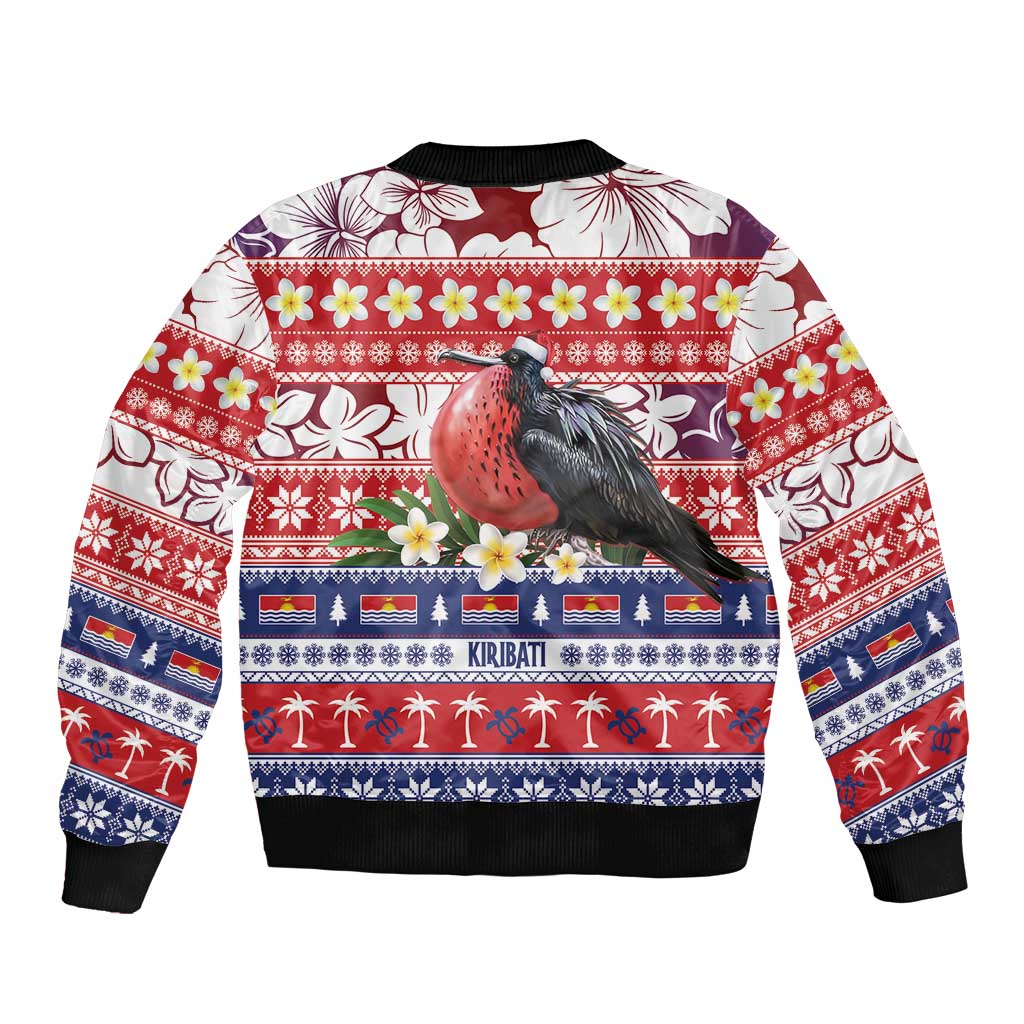 Kiribati Christmas Bomber Jacket Frigatebird Santa Tekeraoi n te Kiritimati - Polynesian Pride