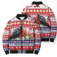 Kiribati Christmas Bomber Puffer Jacket Frigatebird Santa Tekeraoi n te Kiritimati - Polynesian Pride