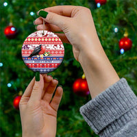 Kiribati Christmas Ceramic Ornament Frigatebird Santa Tekeraoi n te Kiritimati - Polynesian Pride