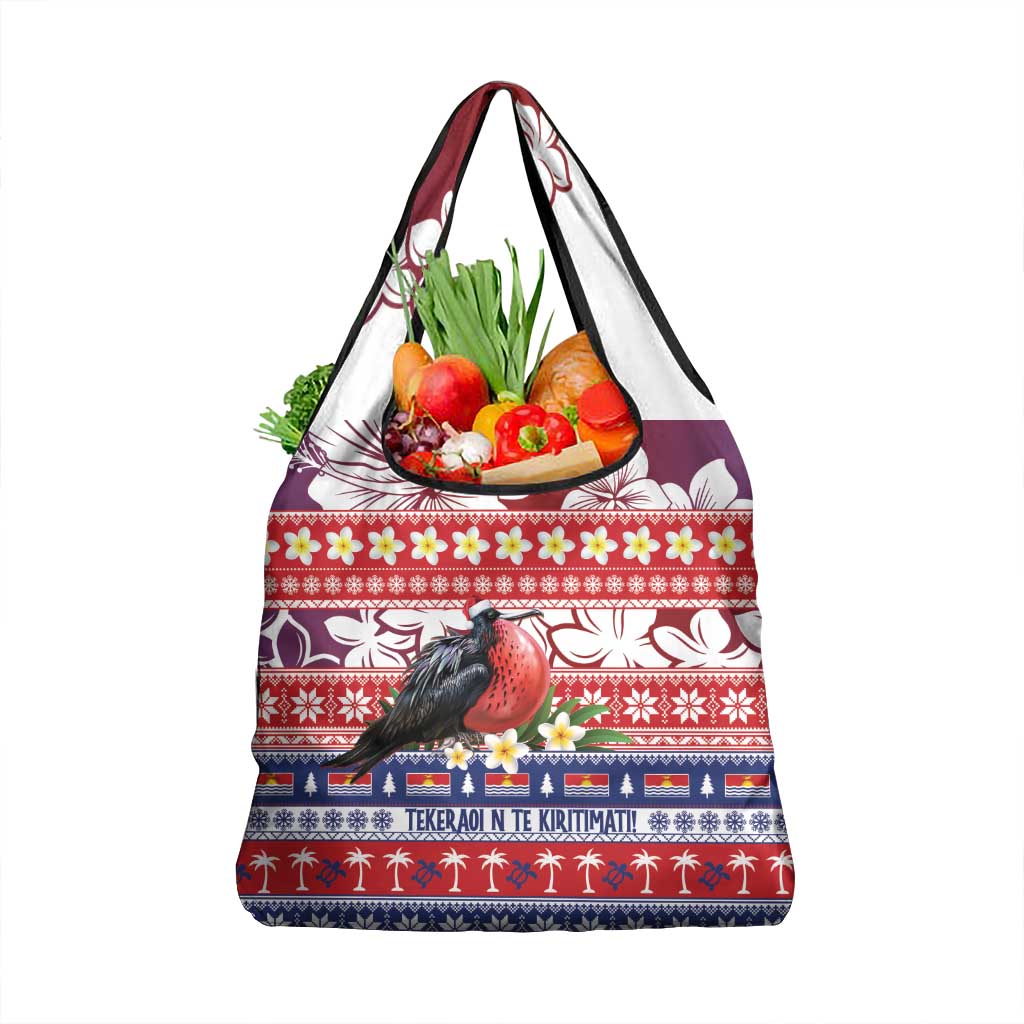 Kiribati Christmas Grocery Bag Frigatebird Santa Tekeraoi n te Kiritimati - Polynesian Pride