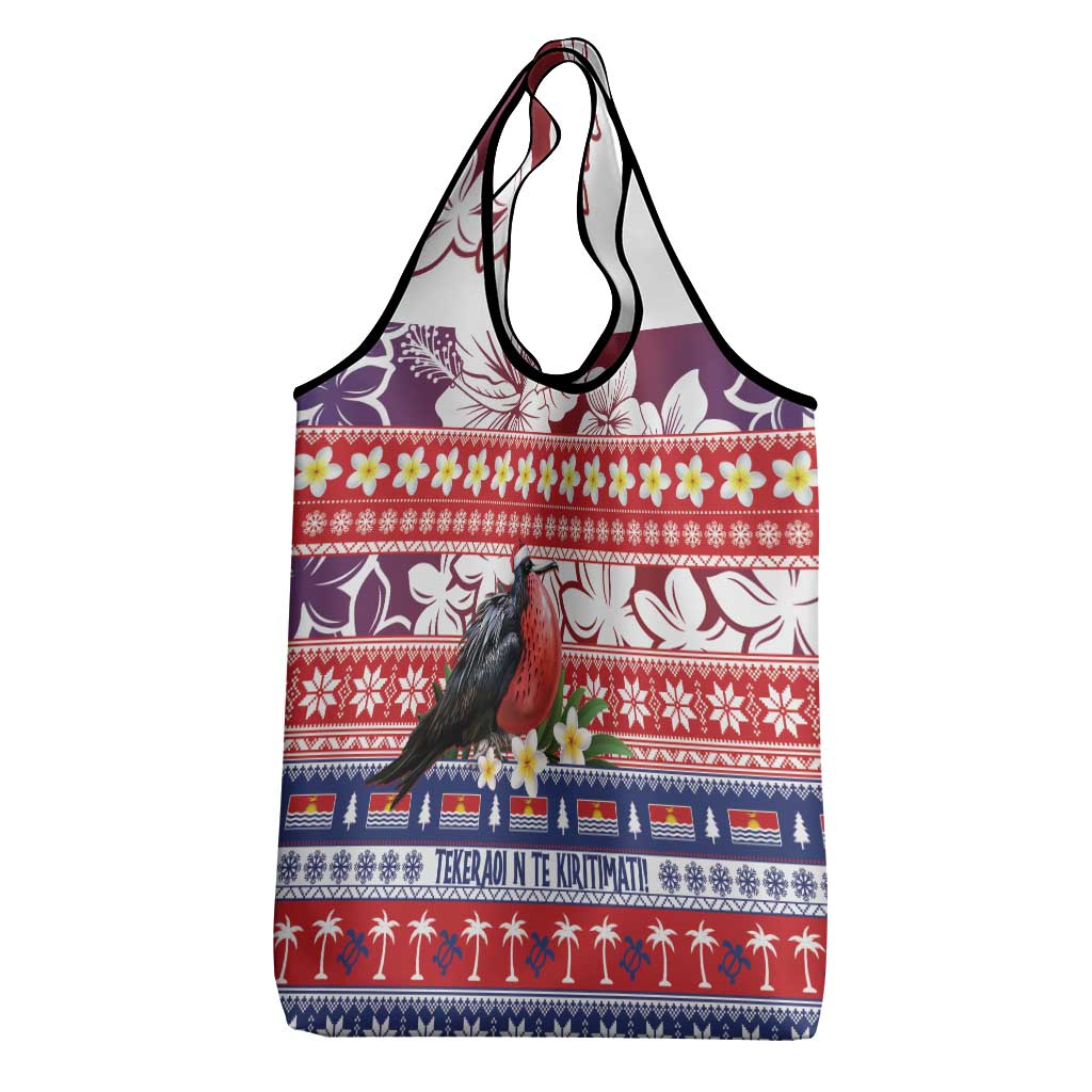 Kiribati Christmas Grocery Bag Frigatebird Santa Tekeraoi n te Kiritimati - Polynesian Pride