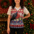 Kiribati Christmas Knitted V-Neck Vest Frigatebird Santa Tekeraoi n te Kiritimati - Polynesian Pride