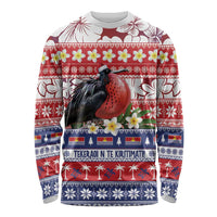 Kiribati Christmas Long Sleeve Shirt Frigatebird Santa Tekeraoi n te Kiritimati - Polynesian Pride