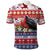 Kiribati Christmas Polo Shirt Frigatebird Santa Tekeraoi n te Kiritimati - Polynesian Pride