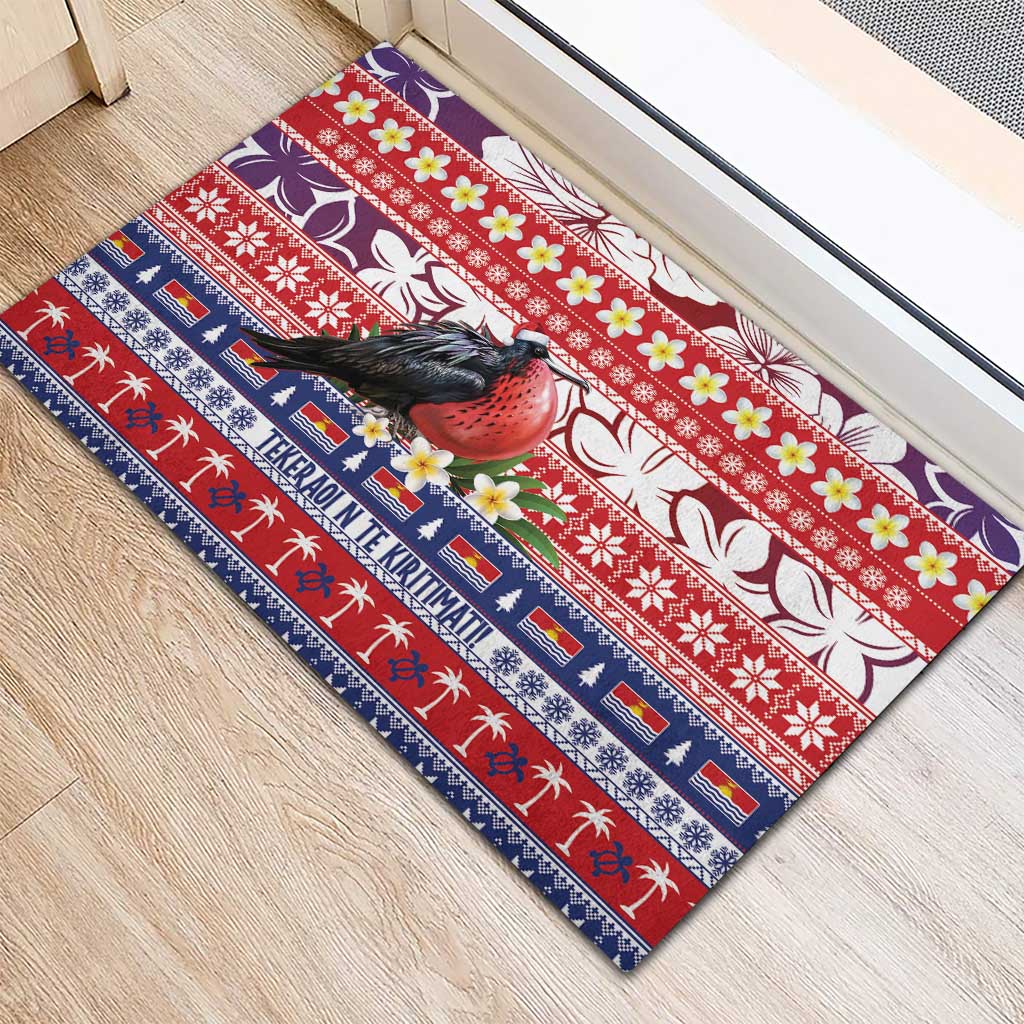 Kiribati Christmas Rubber Doormat Frigatebird Santa Tekeraoi n te Kiritimati - Polynesian Pride