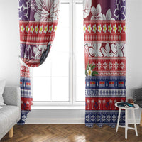 Kiribati Christmas Window Curtain Frigatebird Santa Tekeraoi n te Kiritimati - Polynesian Pride