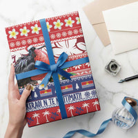 Kiribati Christmas Wrapping Paper Frigatebird Santa Tekeraoi n te Kiritimati - Polynesian Pride