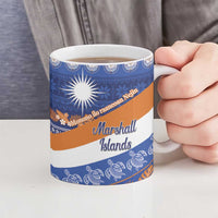 Marshall Islands Christmas Ceramic Mug Beachy Santa Monono ilo raaneoan Nejin - Polynesian Pride