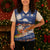Marshall Islands Christmas Knitted V-Neck Vest Beachy Santa Monono ilo raaneoan Nejin - Polynesian Pride