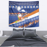 Marshall Islands Christmas Tapestry Beachy Santa Monono ilo raaneoan Nejin - Polynesian Pride