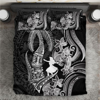 Hawaii Tribal Tiki Drum Hula Girl Bedding Set