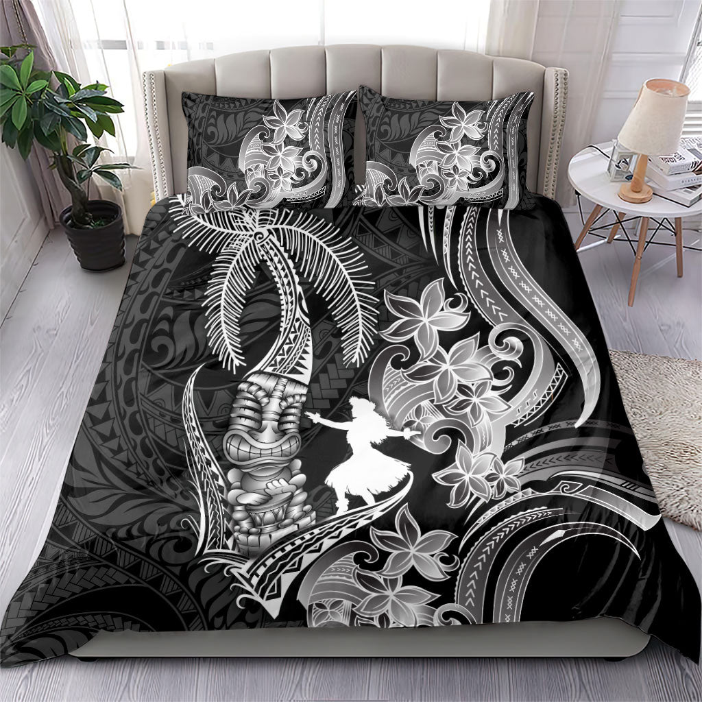 Hawaii Tribal Tiki Drum Hula Girl Bedding Set