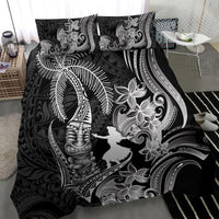 Hawaii Tribal Tiki Drum Hula Girl Bedding Set
