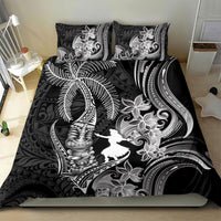 Hawaii Tribal Tiki Drum Hula Girl Bedding Set