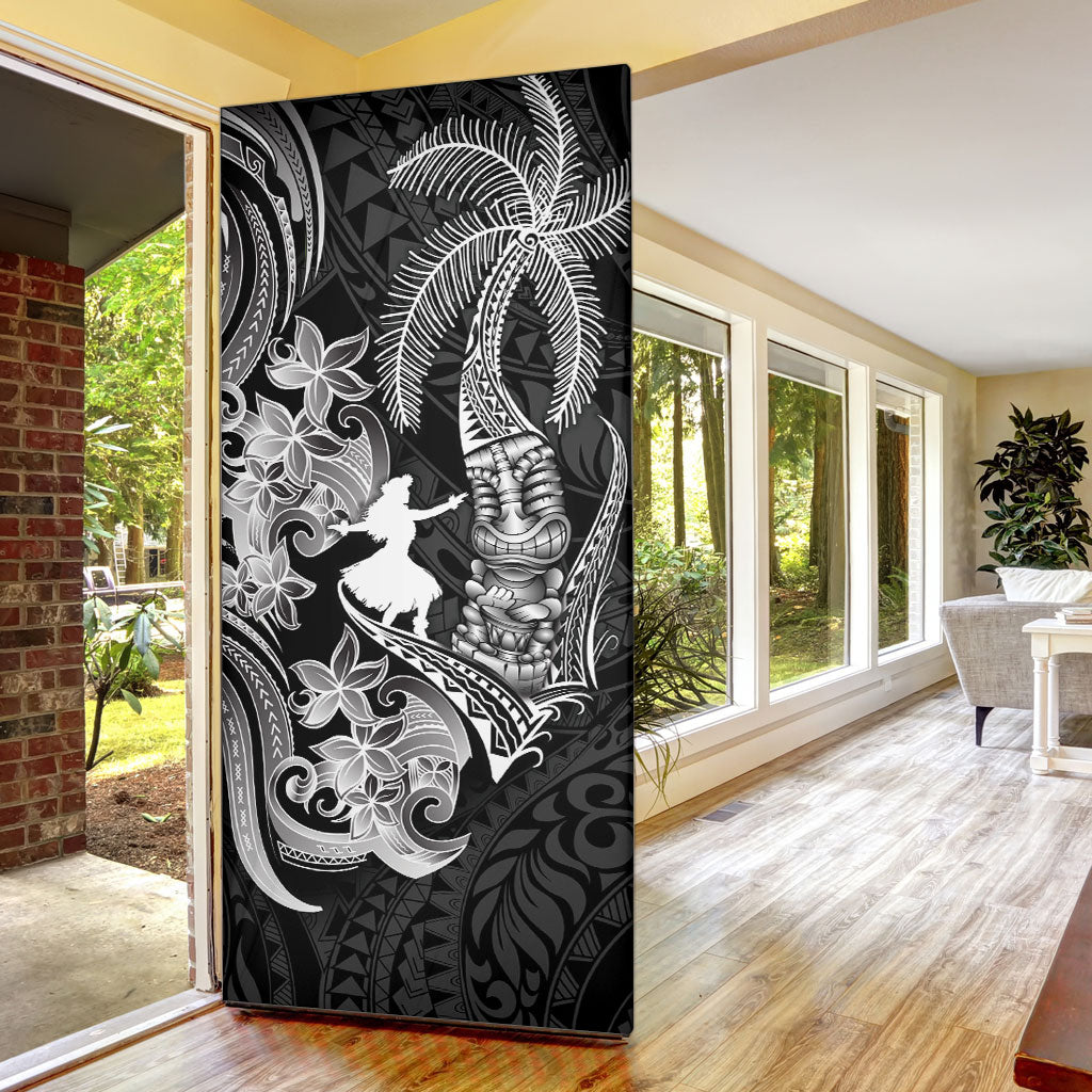 Hawaii Tribal Tiki Drum Hula Girl Door Cover LT14 - Polynesian Pride