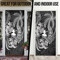 Hawaii Tribal Tiki Drum Hula Girl Door Cover LT14 - Polynesian Pride