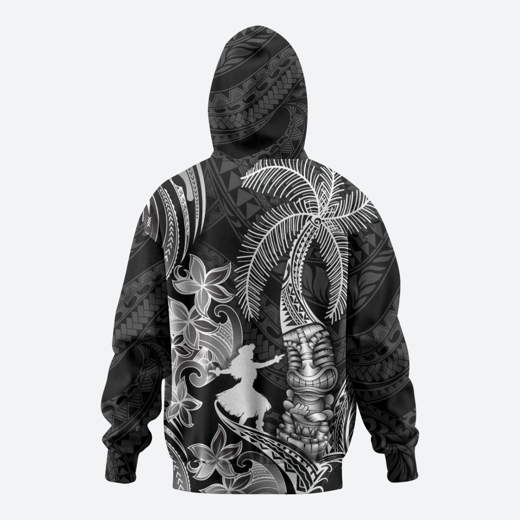 Hawaii Tribal Tiki Drum Hula Girl Hoodie LT14 - Polynesian Pride