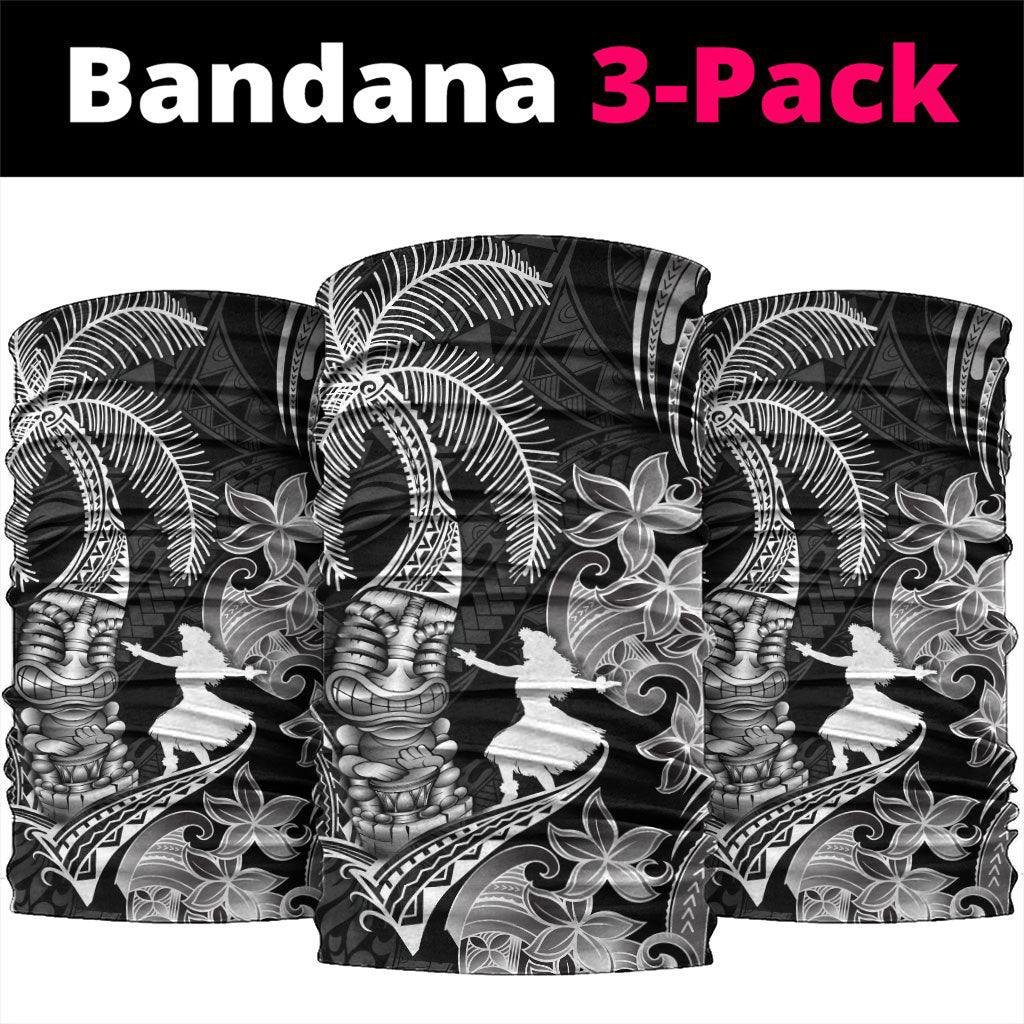 Hawaii Tribal Tiki Drum Hula Girl Neck Gaiter