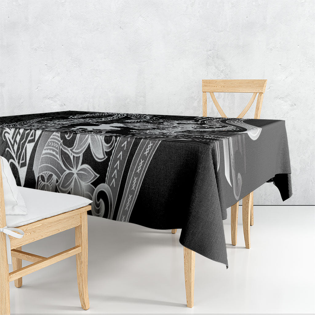 Hawaii Tribal Tiki Drum Hula Girl Tablecloth