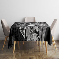 Hawaii Tribal Tiki Drum Hula Girl Tablecloth