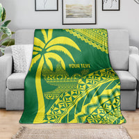 Tailevu Fiji 2026 Rugby Custom Blanket Dove Nation Fijian Tapa Pattern LT14 - Polynesian Pride