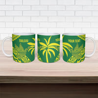 Tailevu Fiji 2026 Rugby Custom Ceramic Mug Dove Nation Fijian Tapa Pattern LT14 - Polynesian Pride