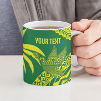 Tailevu Fiji 2026 Rugby Custom Ceramic Mug Dove Nation Fijian Tapa Pattern LT14 - Polynesian Pride